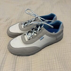 SAS‎ Sporty Walking Shoe Lace Up Sneakers Gray White Tennis Shoes Womens Size 9